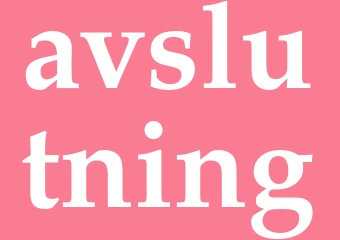 Synonym avslutning