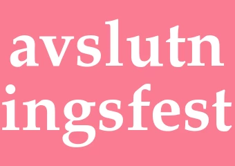 Synonym avslutningsfest