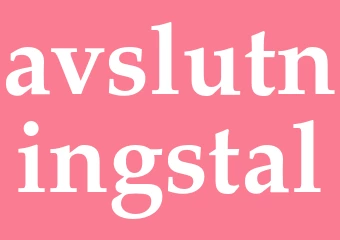 Synonym avslutningstal