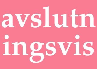 Synonym avslutningsvis