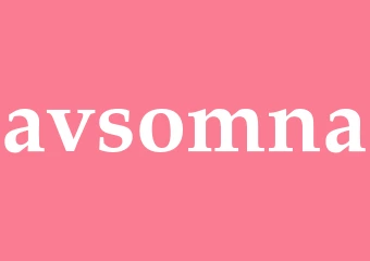 Synonym avsomna