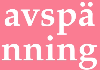 Synonym avspänning