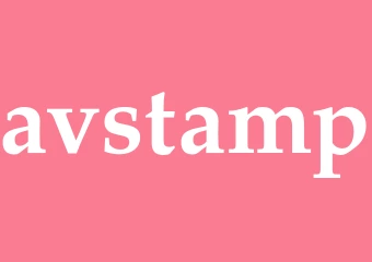 Synonym avstamp