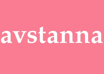 Synonym avstanna