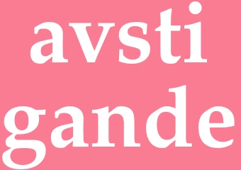 Synonym avstigande