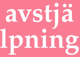 Synonym avstjälpning
