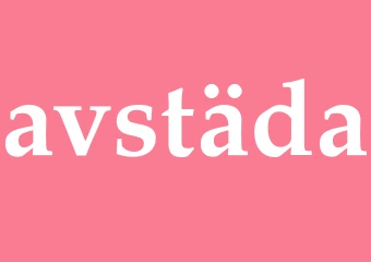Synonym avstäda