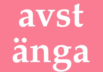 Synonym avstänga