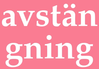 Synonym avstängning