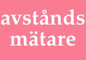 Synonym avståndsmätare
