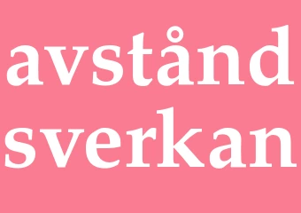 Synonym avståndsverkan