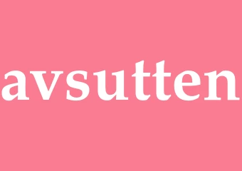 Synonym avsutten