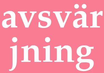 Synonym avsvärjning