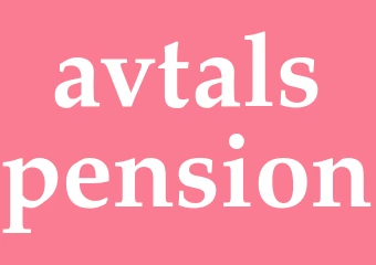 Synonym avtalspension