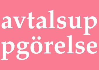 Synonym avtalsuppgörelse