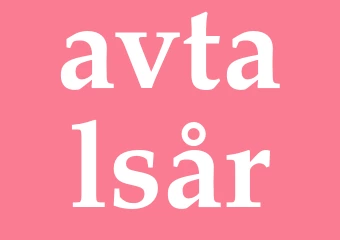 Synonym avtalsår
