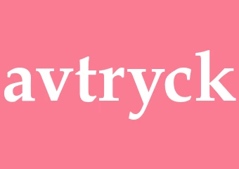 Synonym avtryck