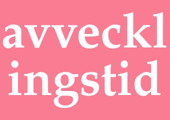 Synonym avvecklingstid