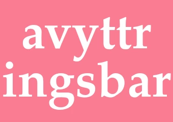 Synonym avyttringsbar