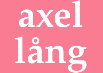Synonym axellång