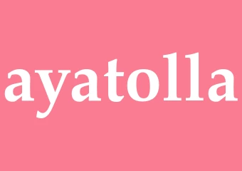 Synonym ayatolla