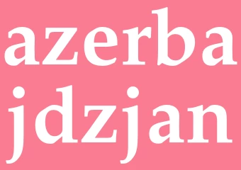 Synonym azerbajdzjan