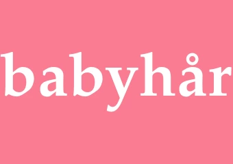 Synonym babyhår