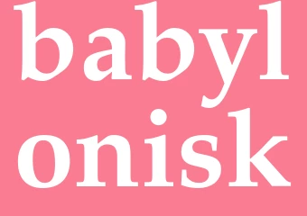 Synonym babylonisk