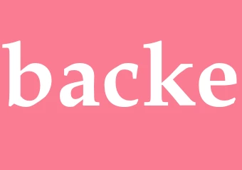 Synonym backe