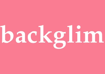 Synonym backglim