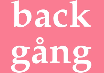 Synonym backgång