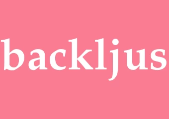 Synonym backljus