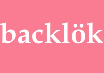 Synonym backlök