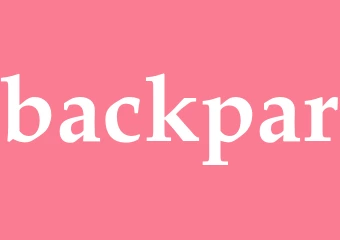 Synonym backpar