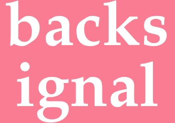 Synonym backsignal