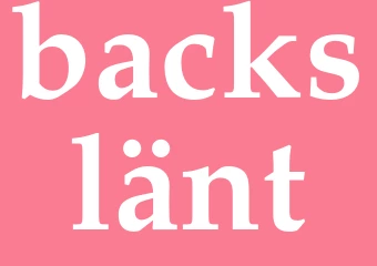 Synonym backslänt