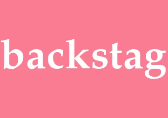 Synonym backstag
