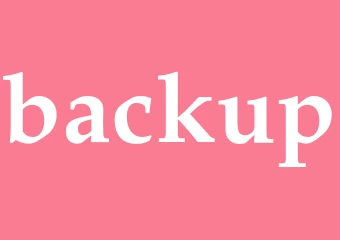 Synonym backup
