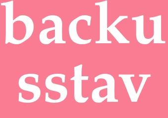 Synonym backusstav