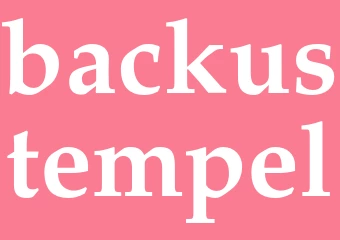 Synonym backustempel