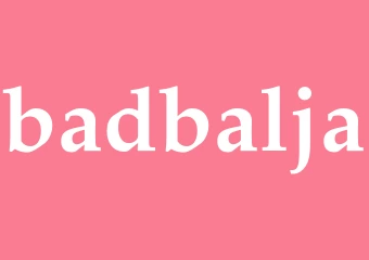 Synonym badbalja