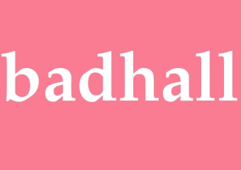 Synonym badhall