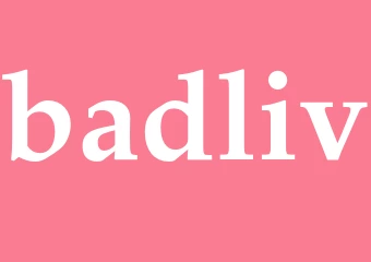 Synonym badliv
