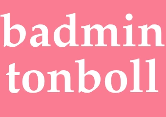 Synonym badmintonboll
