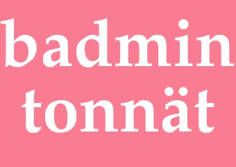Synonym badmintonnät