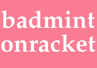 Synonym badmintonracket