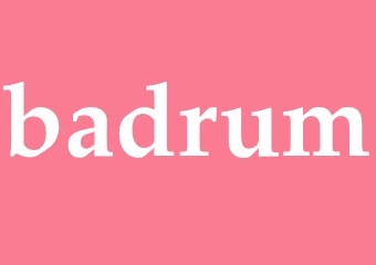 Synonym badrum