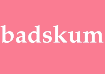 Synonym badskum