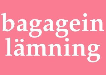 Synonym bagageinlämning