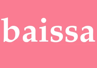 Synonym baissa